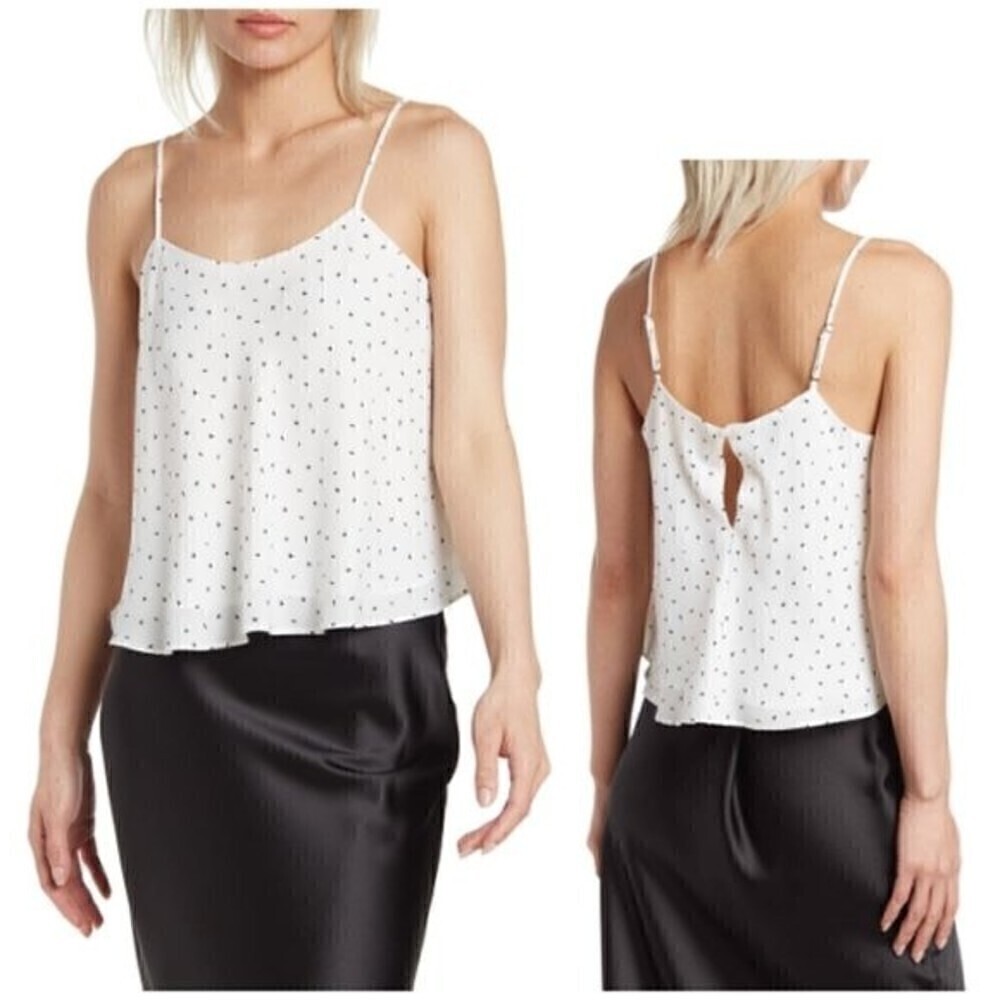 Abound V-Neck Swing Camisole Flowy Fit Tank Top White Plus Size 4X NWT